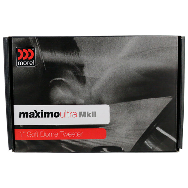 Morel Maximo Ultra MKII 1" Neodymium Soft Dome Component Tweeters ...